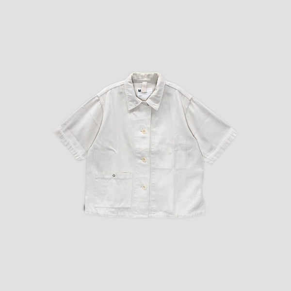FADED COTTON ROUGH TWILL SHIRT