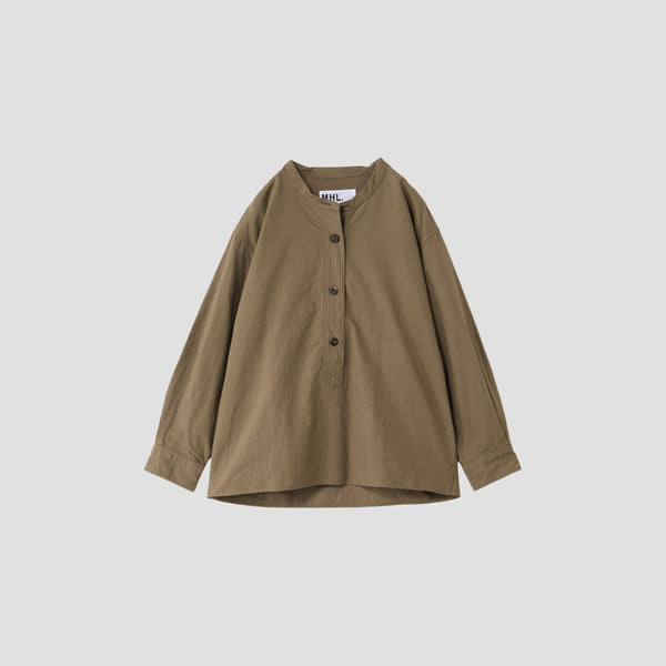 BROKEN STRIPE COTTON SHIRT