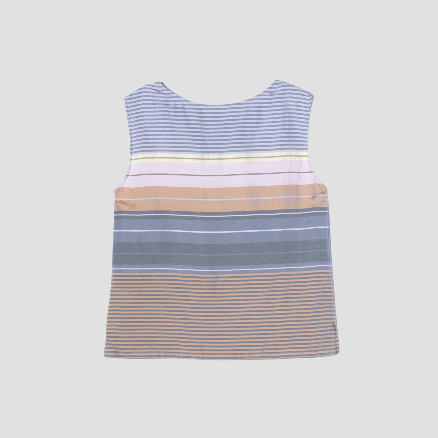 SILK COTTON DECKCHAIR STRIPE SHIRT