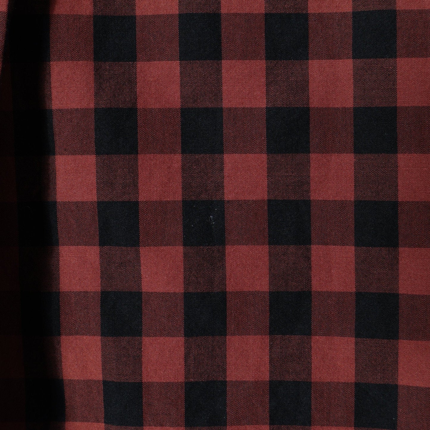 LARGE GINGHAM CHECK COTTON SHIRT