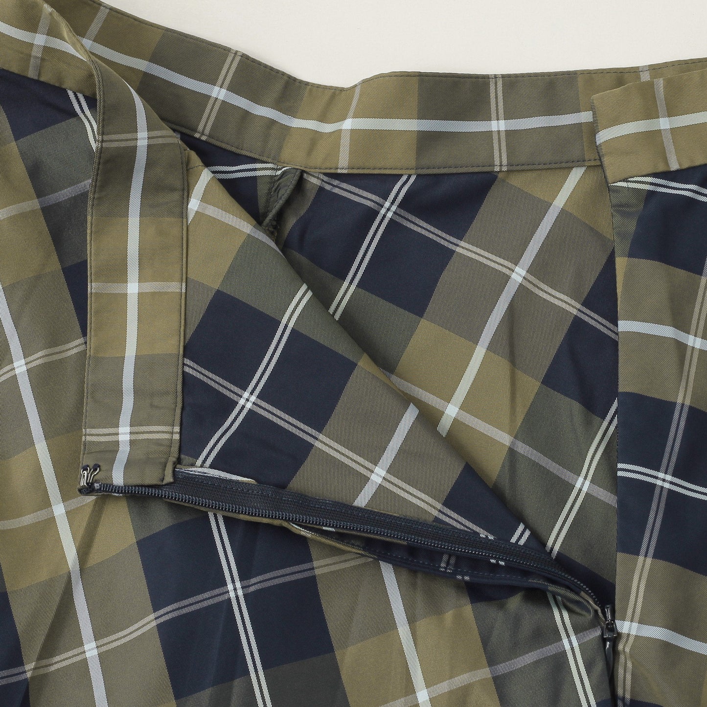 WINDOWPANE CHECK SKIRT
