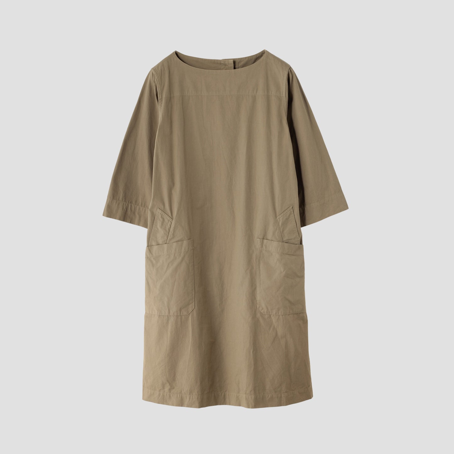 GARMENT DYE VINTAGE POPLIN DRESS