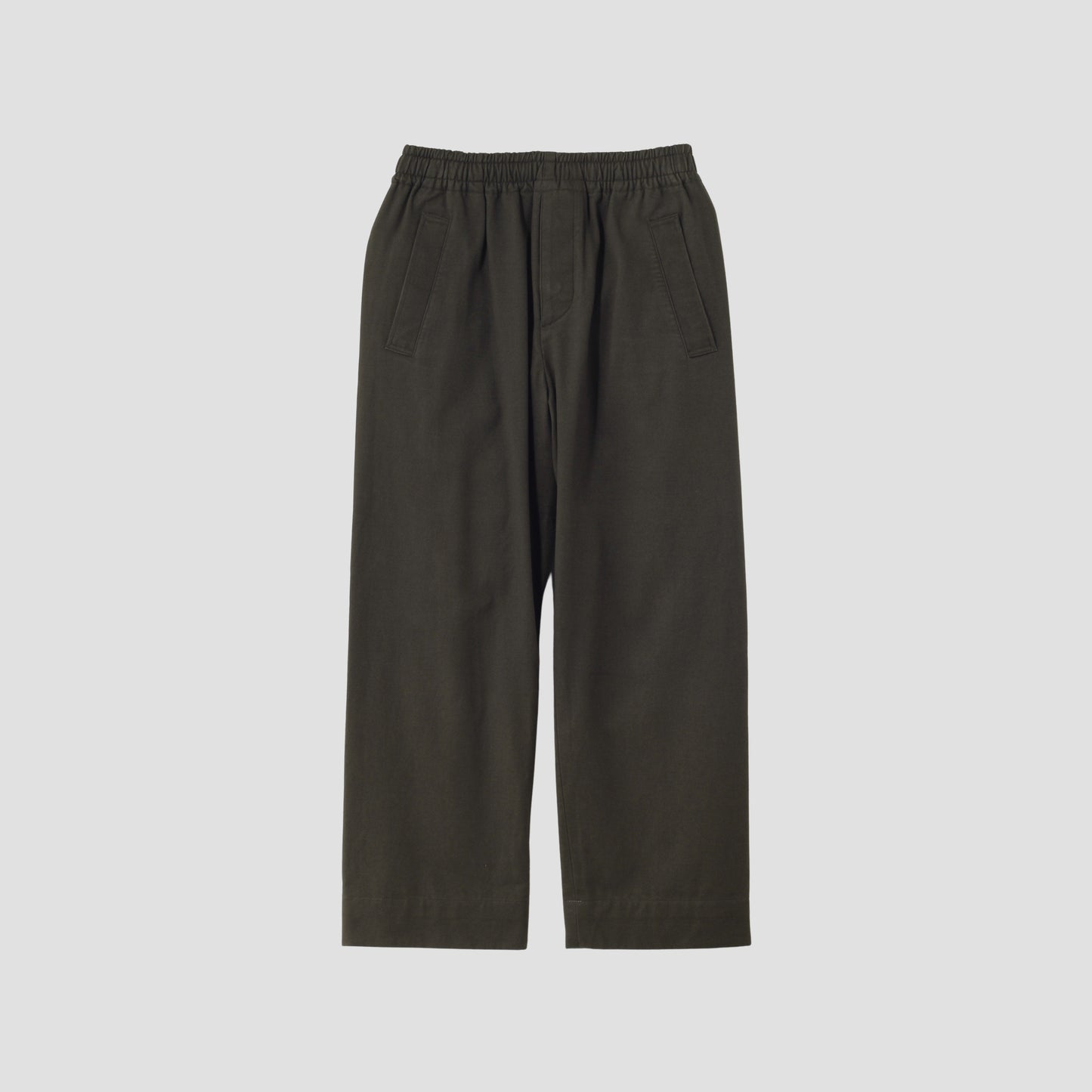 BRUSHED COTTON TWILL TROUSERS