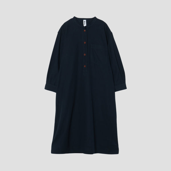 NATURAL COTTON OXFORD DRESS