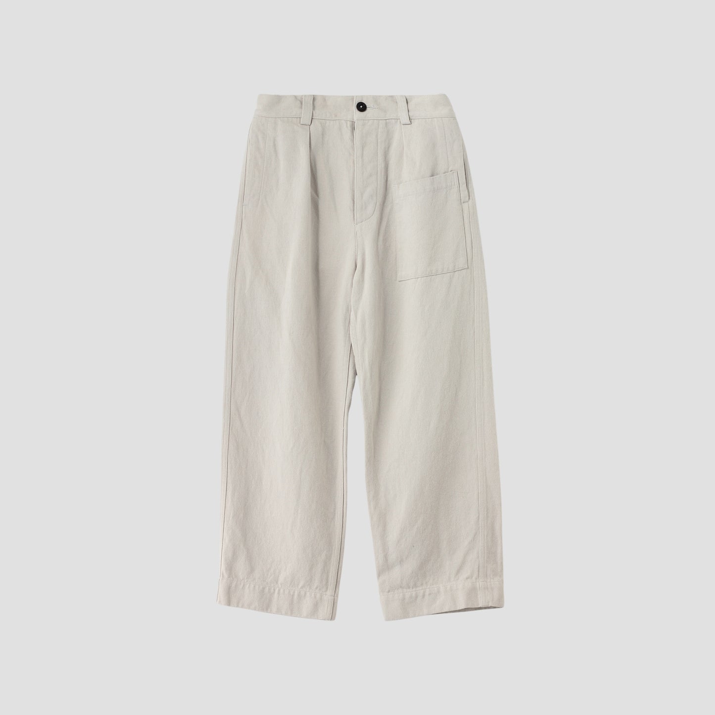 NATURAL COTTON LINEN DRILL(MHL SHOP限定) TROUSERS