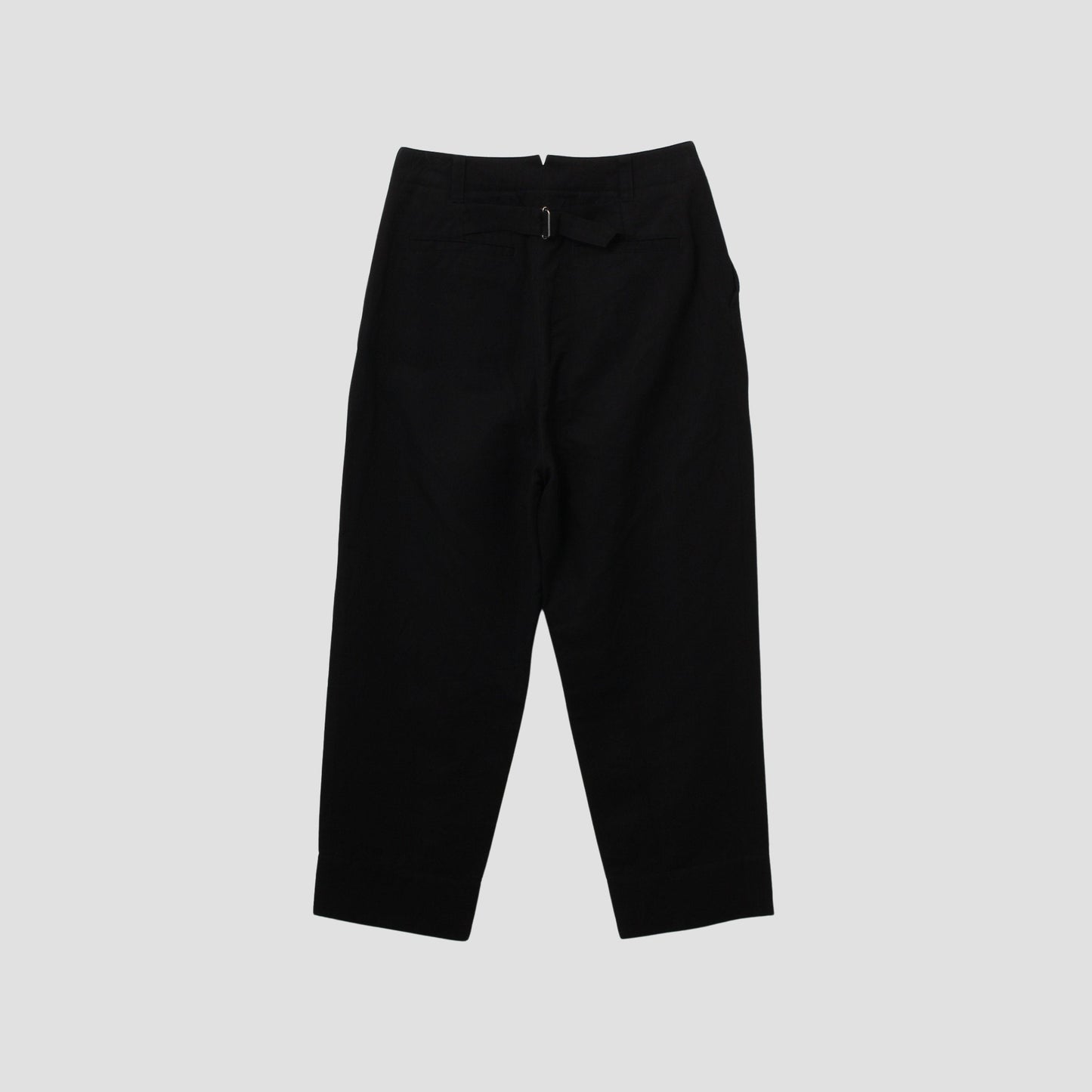 COTTON LINEN TWILL TROUSERS