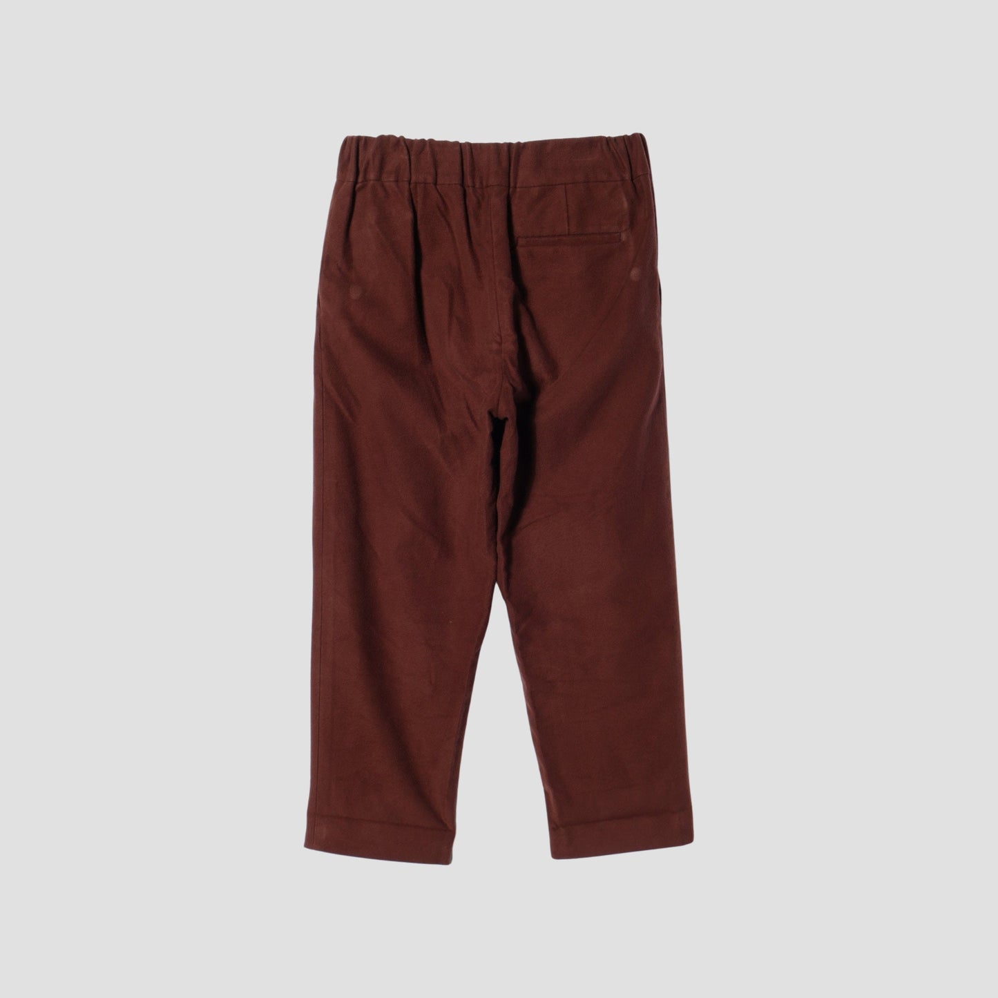 BRUSHED COTTON TWILL TROUSERS