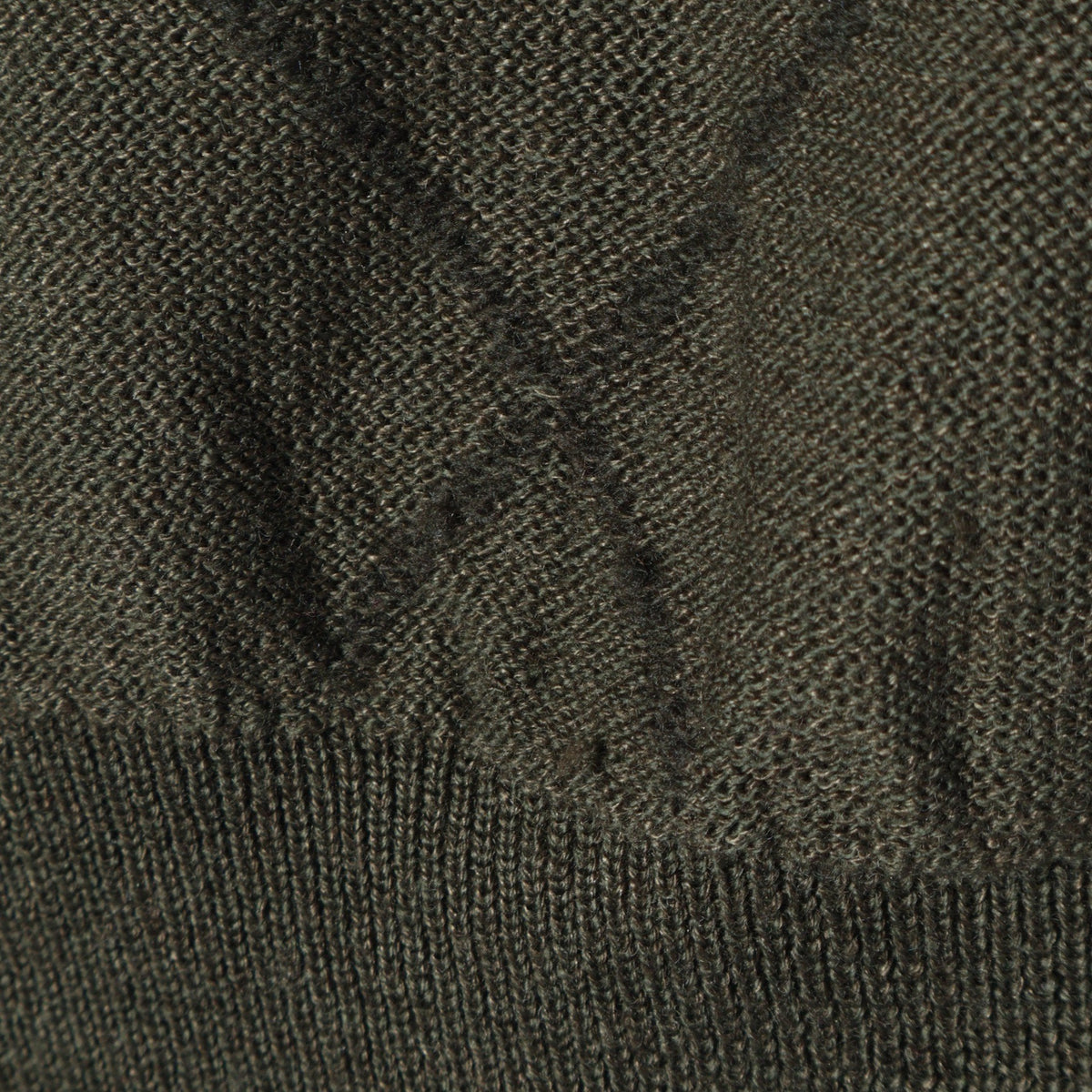 WOOL LINEN ARGYLE KNIT