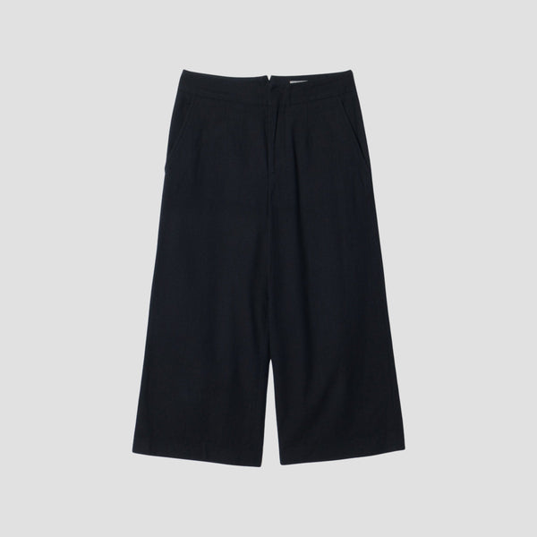 FINE WOOL FLANNEL TROUSERS