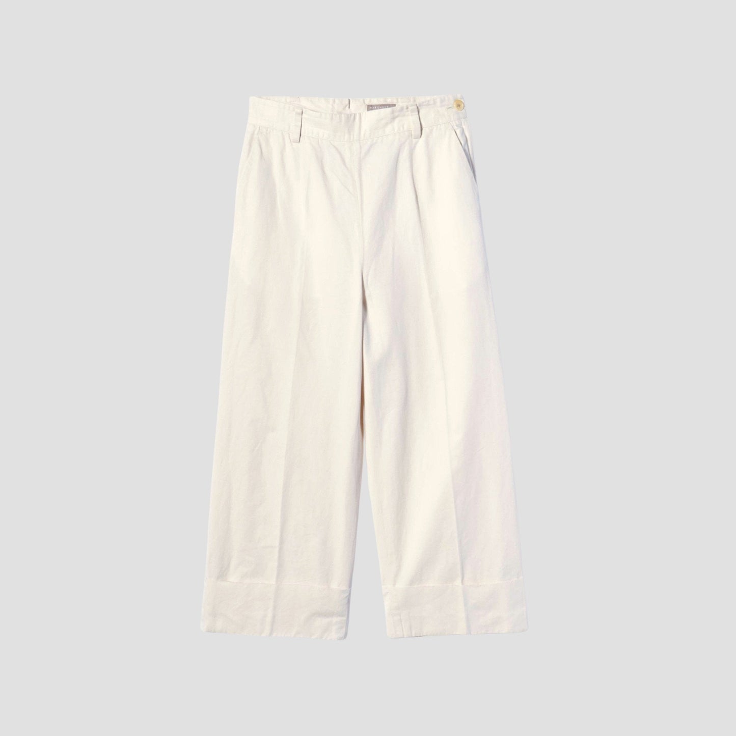 LIGHT COTTON LINEN TWILL TROUSERS