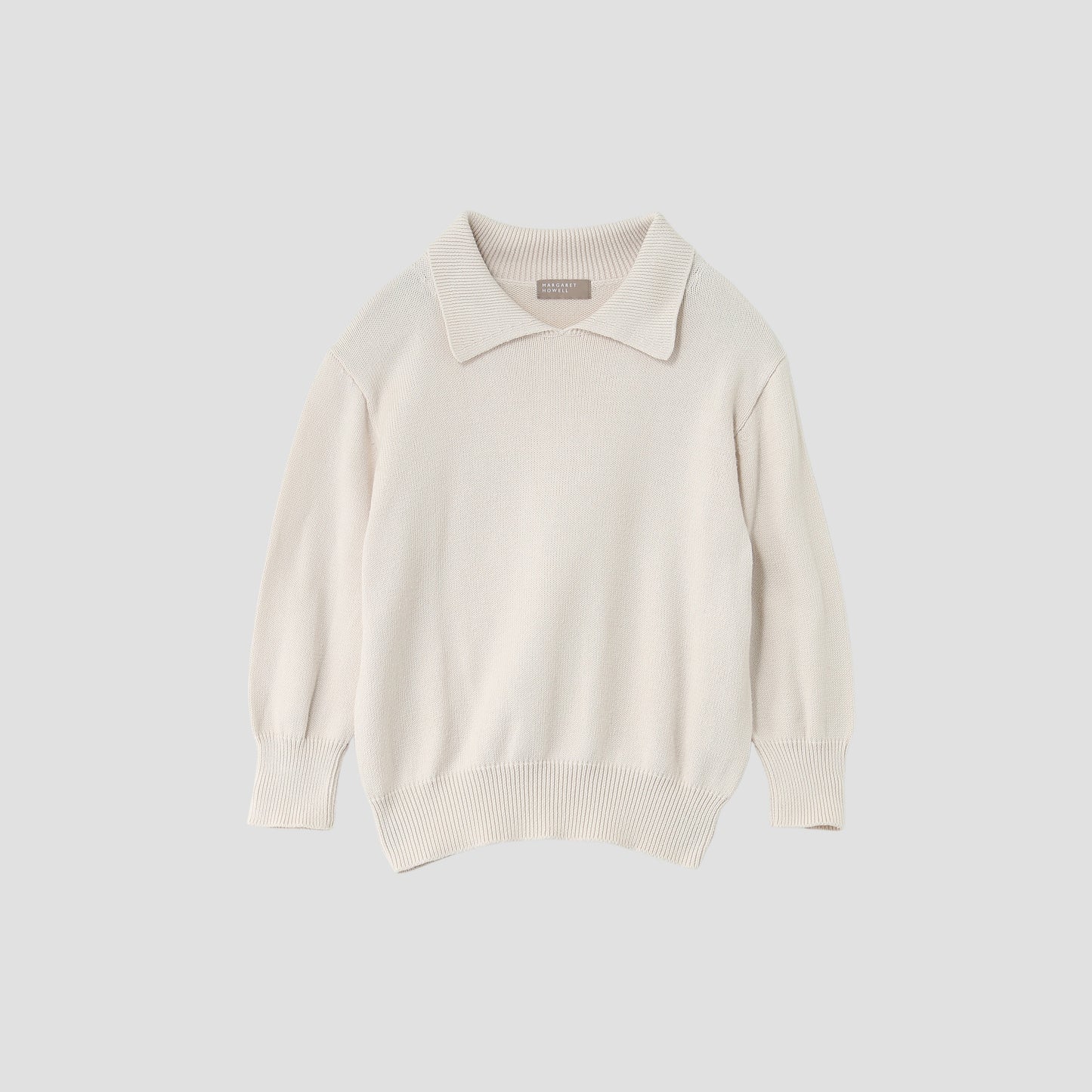COTTON POLO JUMPER KNIT