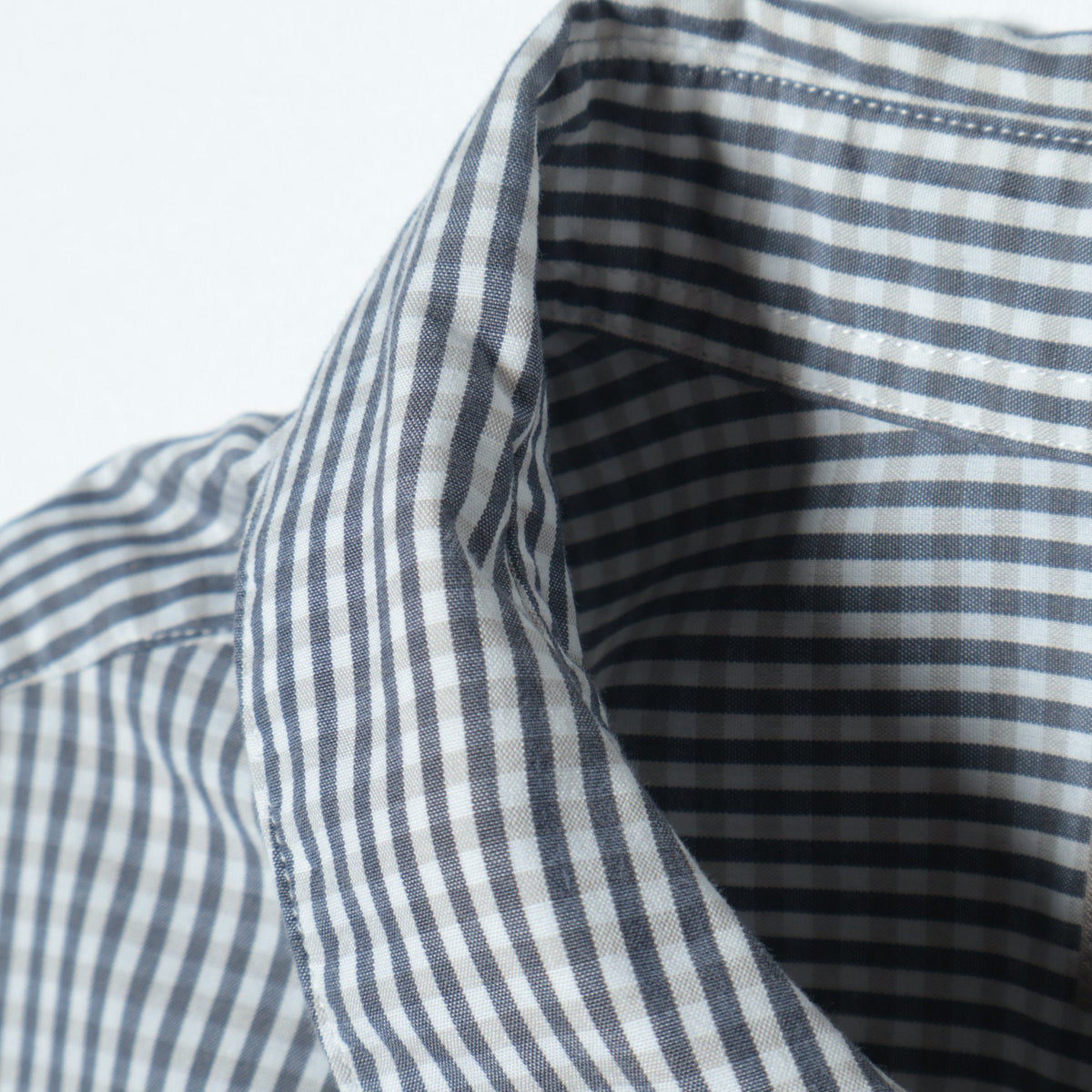 LAYERED GINGHAM SHIRT