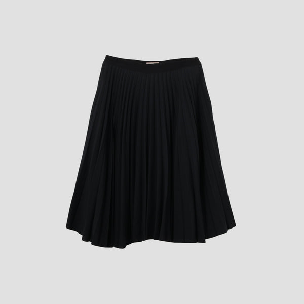 FINE WOOL TWILL SKIRT