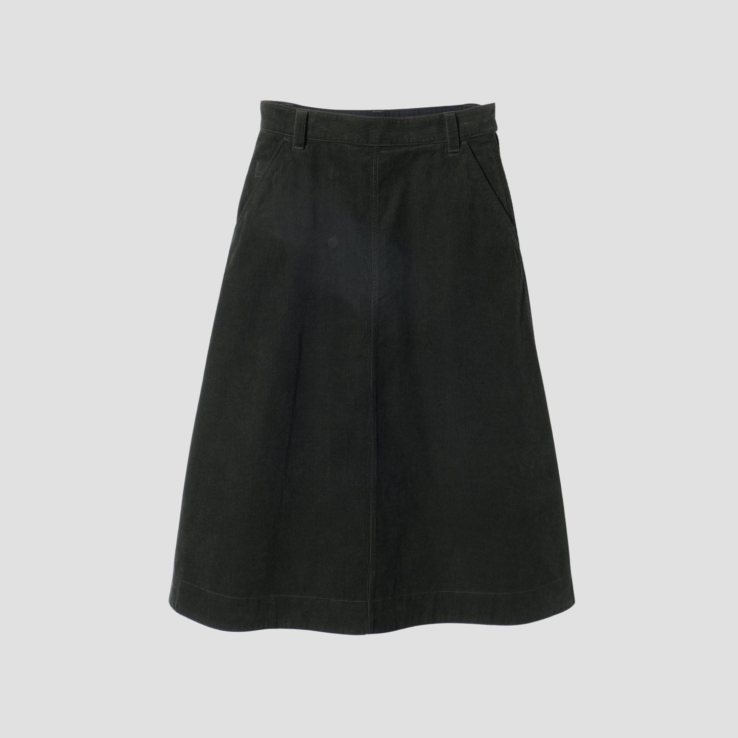 DRY COTTON NEEDLECORD SKIRT