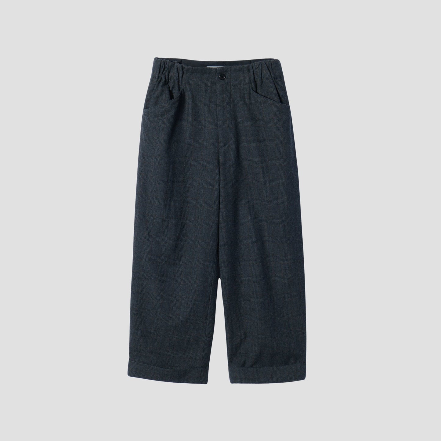 FLANNEL WOOL TROUSERS