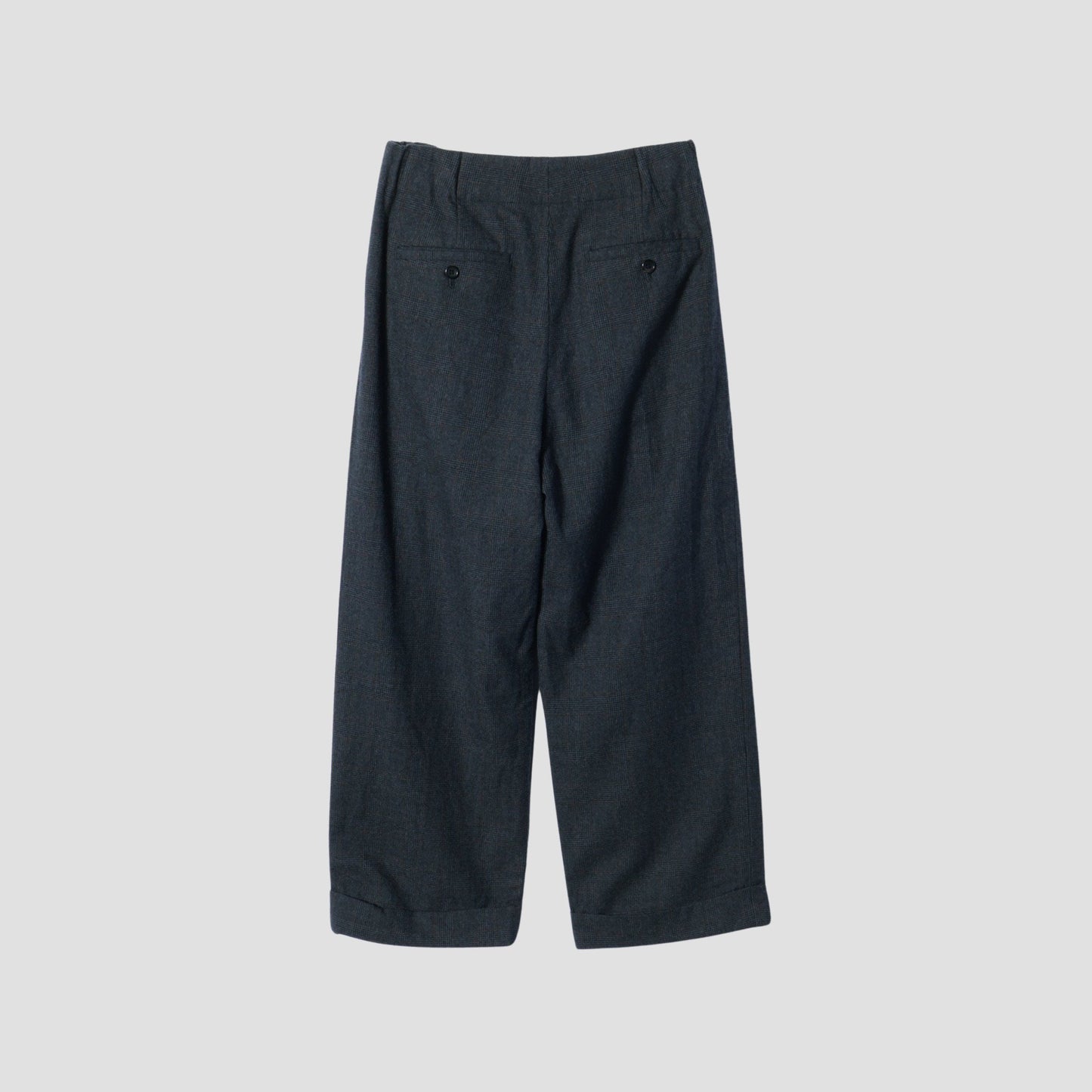 FLANNEL WOOL TROUSERS