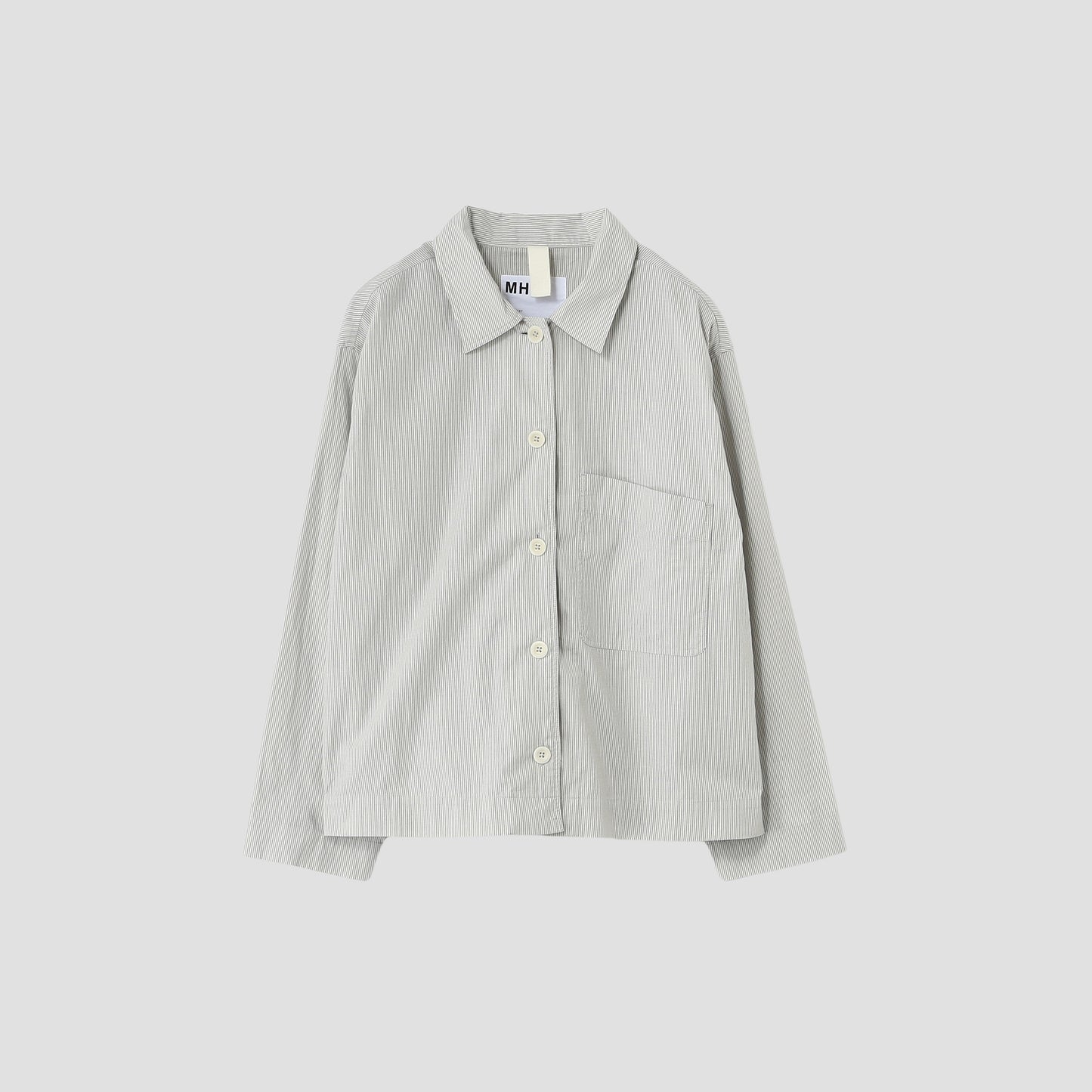 GRAPHIC COTTON STRIPE SHIRT