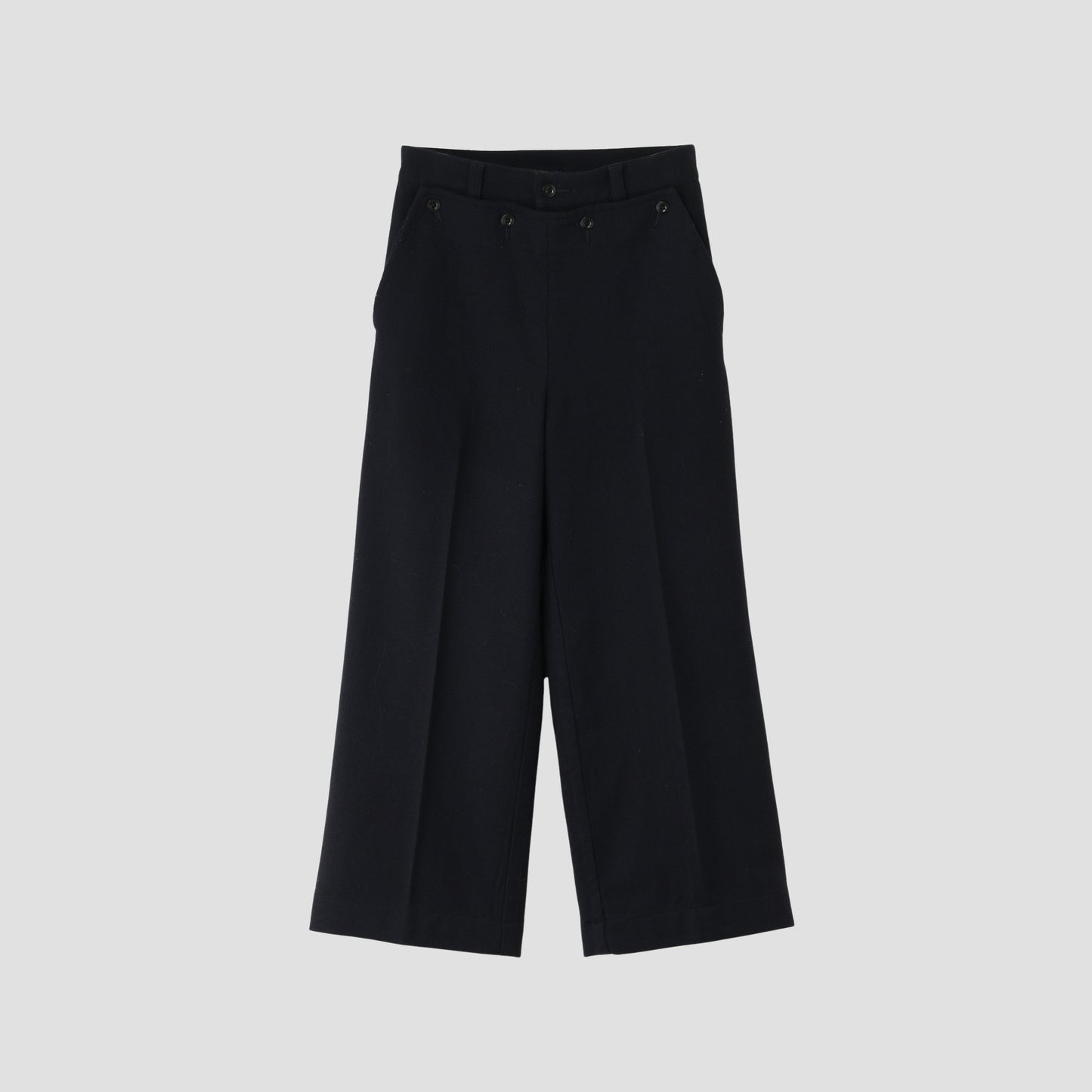 WOOL SERGE TROUSERS