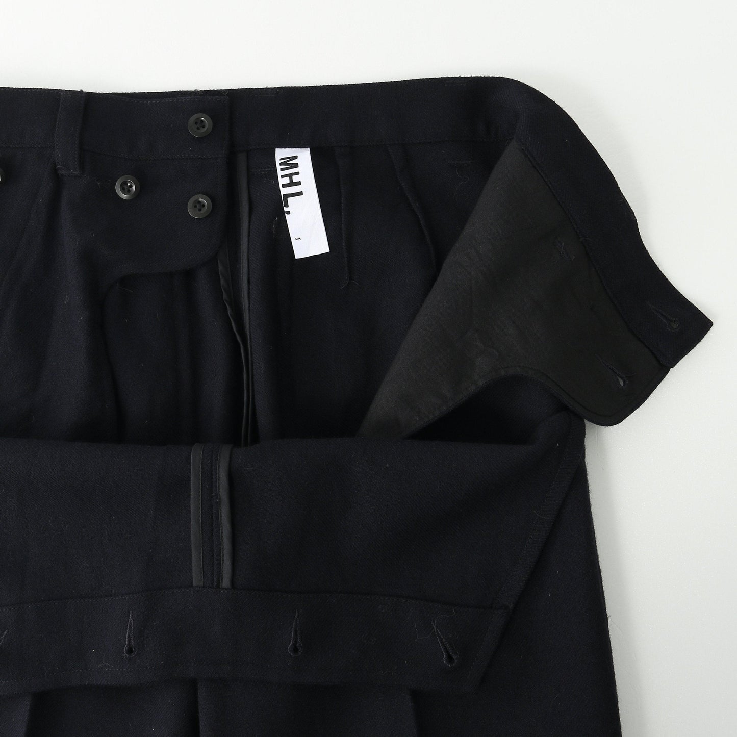 WOOL SERGE TROUSERS