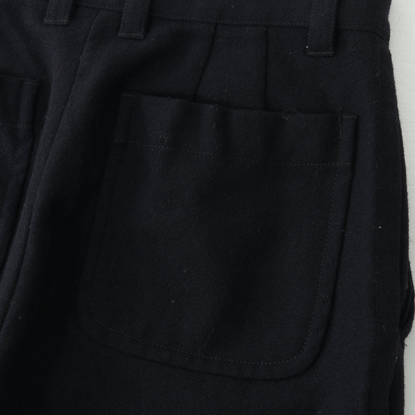 WOOL SERGE TROUSERS