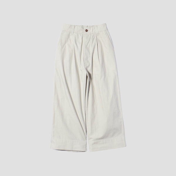 ORGANIC LIGHT COTTON TWILL TROUSERS