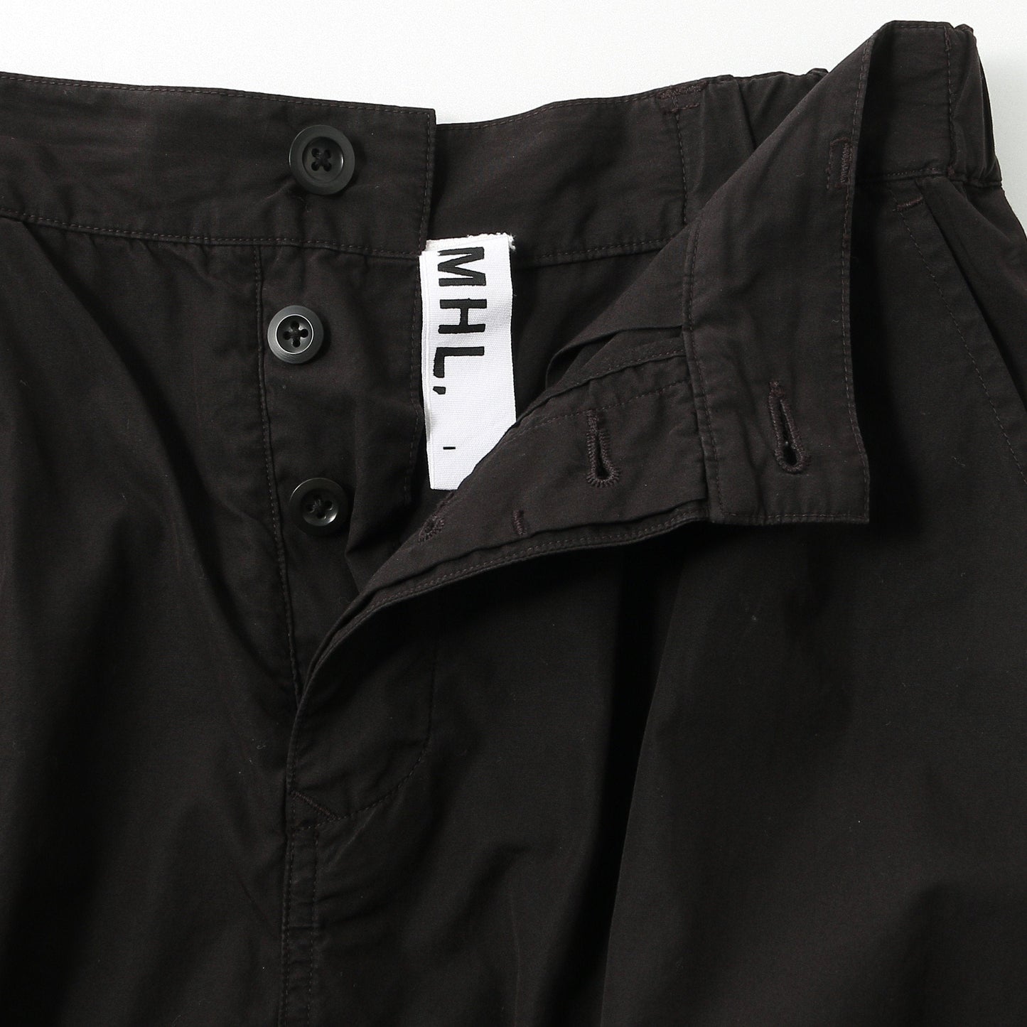 COMPACT TOUGH COTTON POPLIN SKIRT