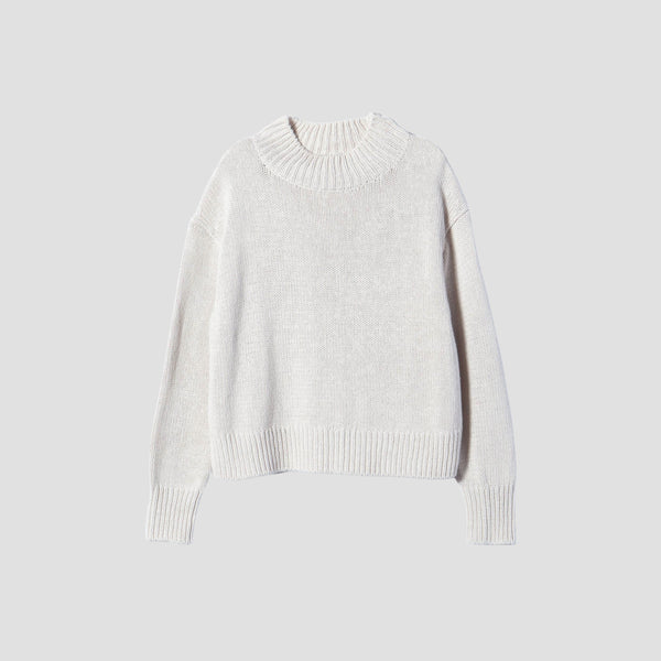 CHUNKY COTTON LINEN KNIT