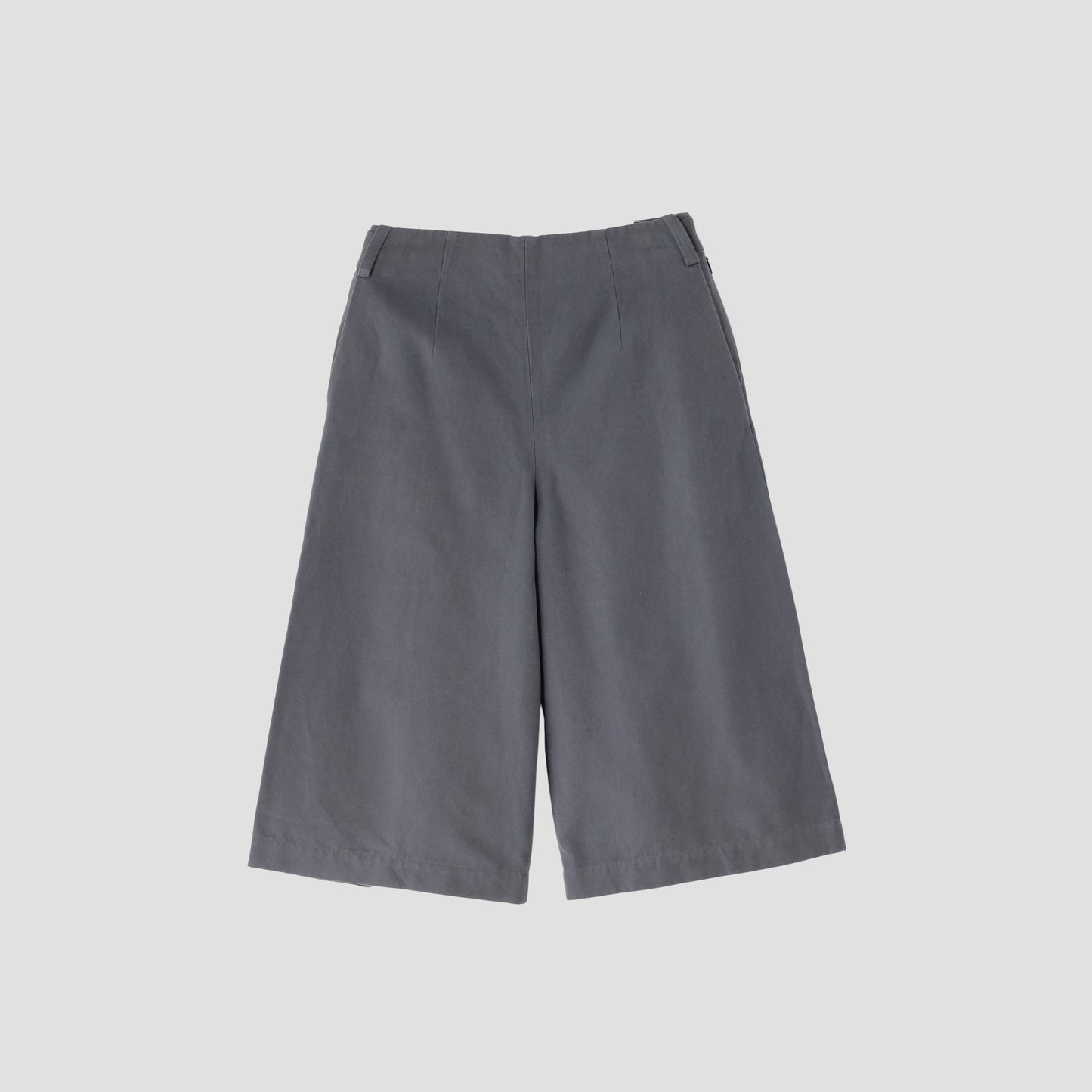 COTTON LINEN CANVAS TROUSERS