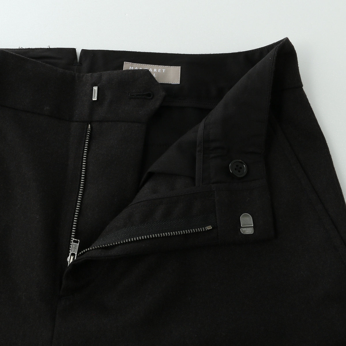 FINE WOOL FLANNEL TROUSERS