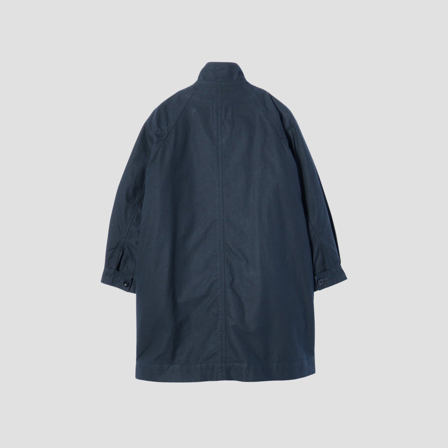 UNEVEN COTTON CANVAS COAT