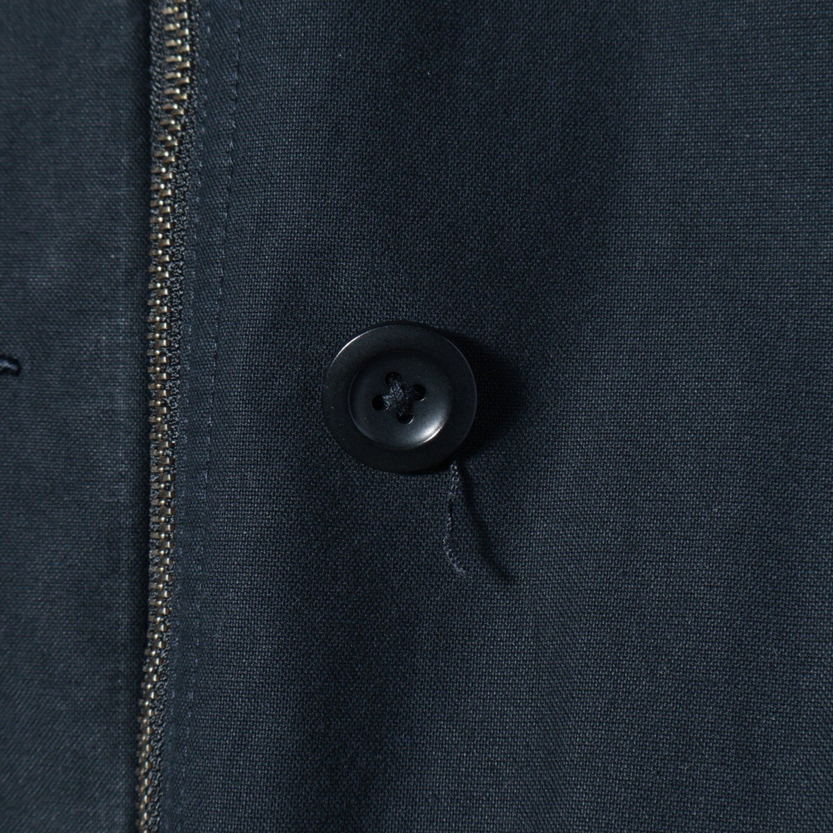UNEVEN COTTON CANVAS COAT