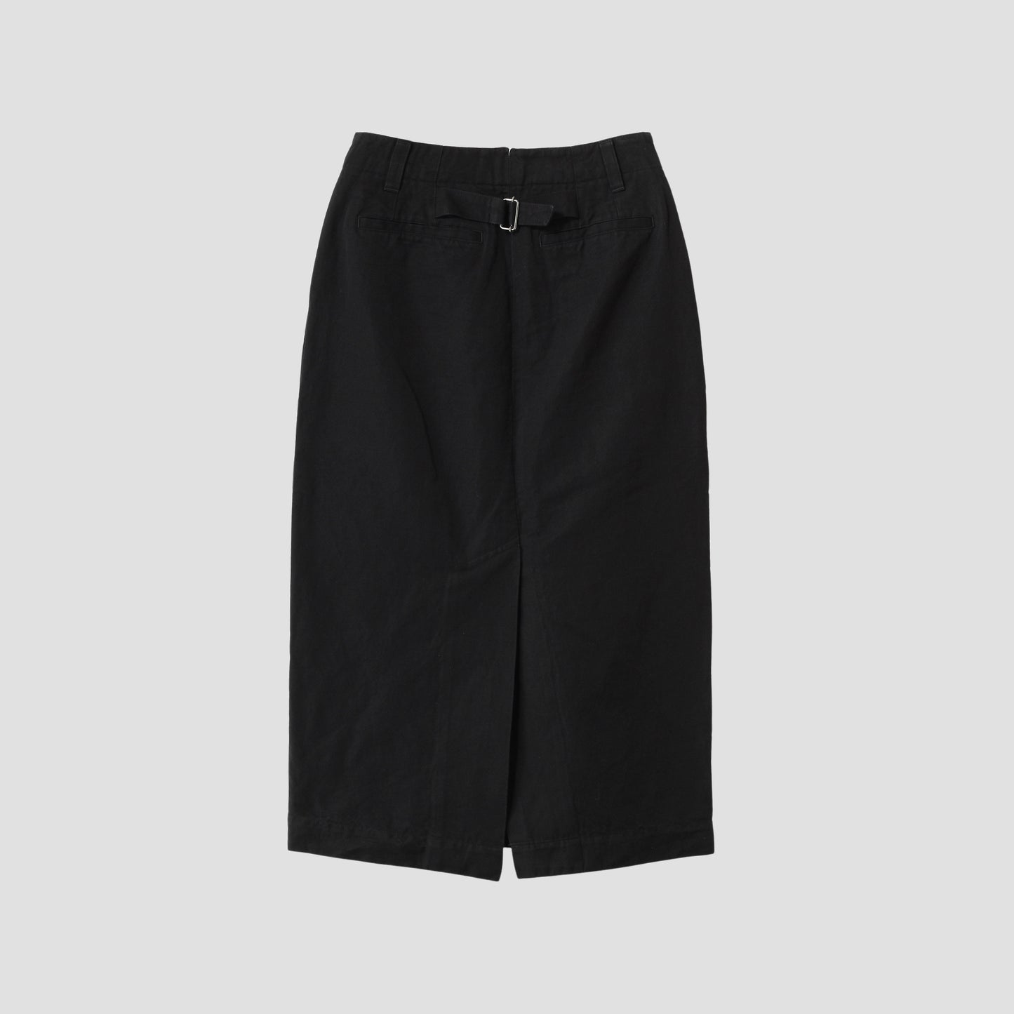 COTTON LINEN TWILL SKIRT