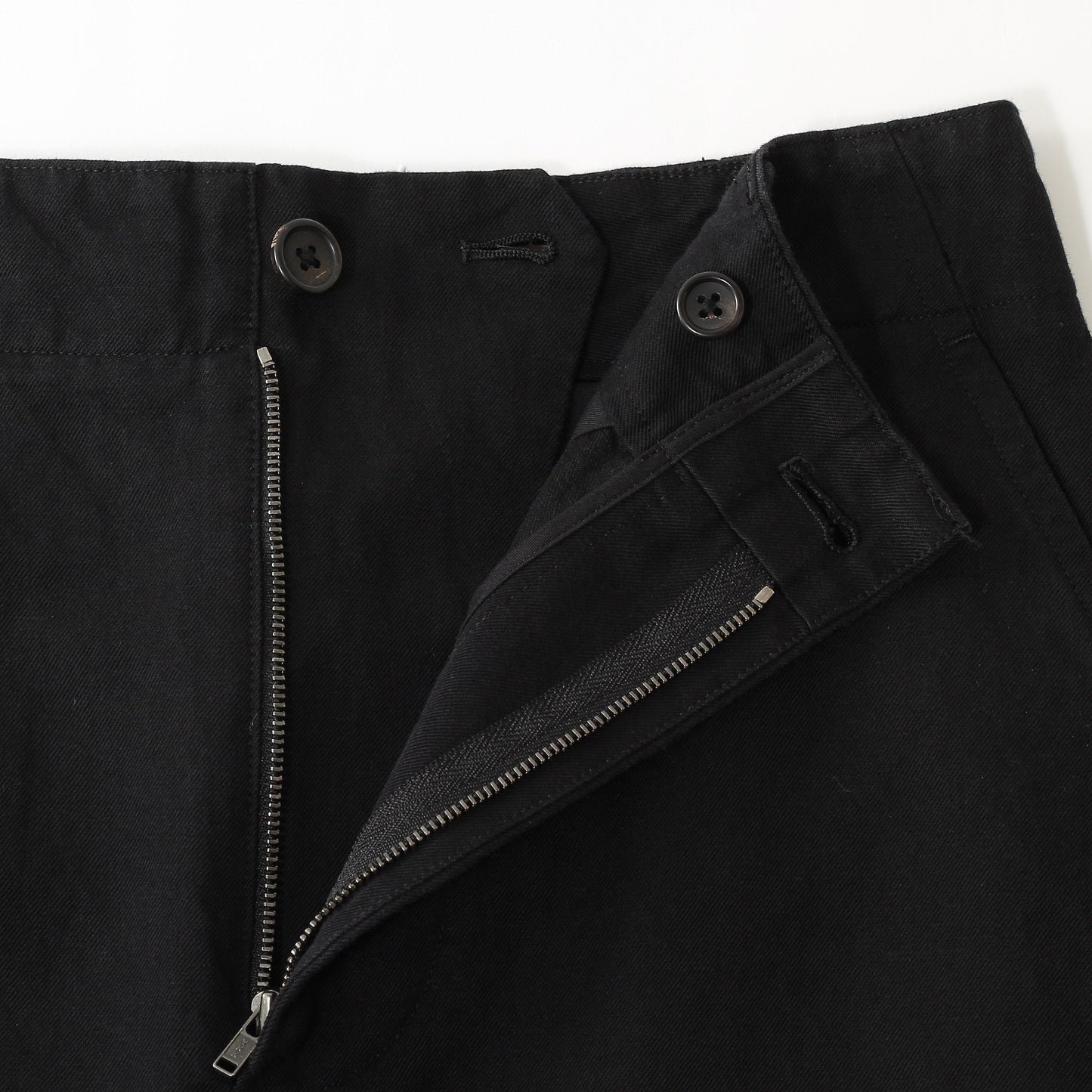 COTTON LINEN TWILL SKIRT