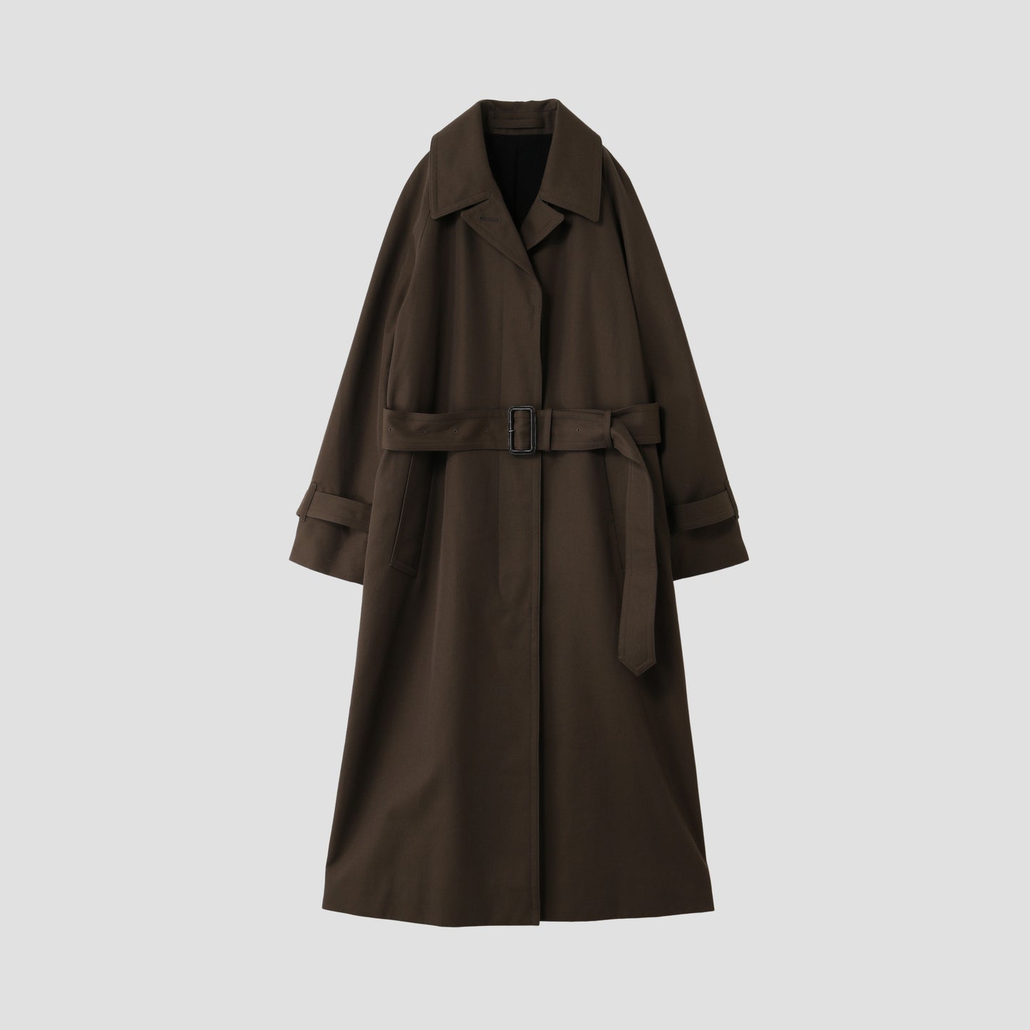 WOOL COTTON GABARDINE COAT