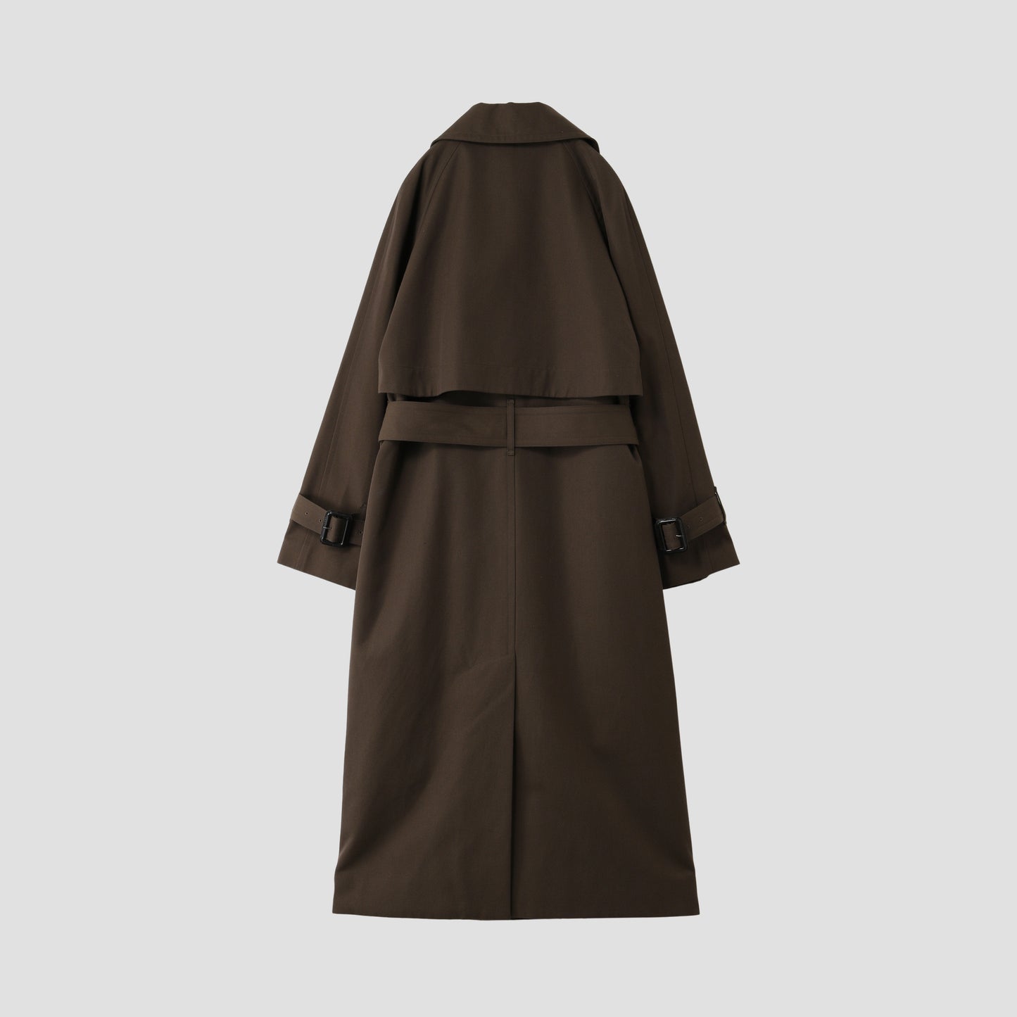 WOOL COTTON GABARDINE COAT