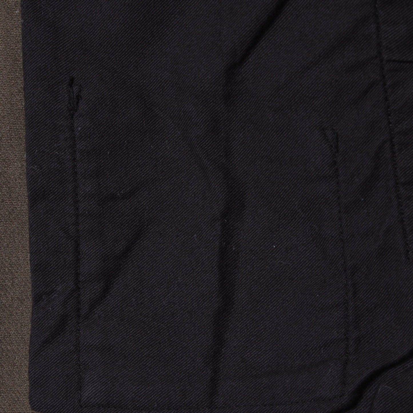 WORN COTTON DRILL TROUSERS