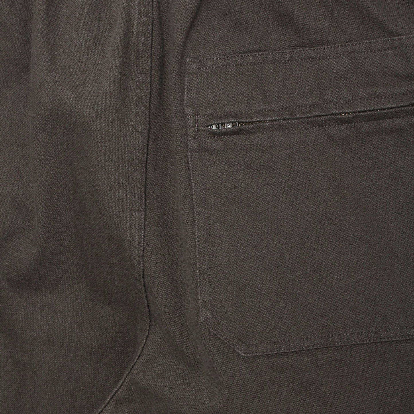 WORN COTTON DRILL TROUSERS