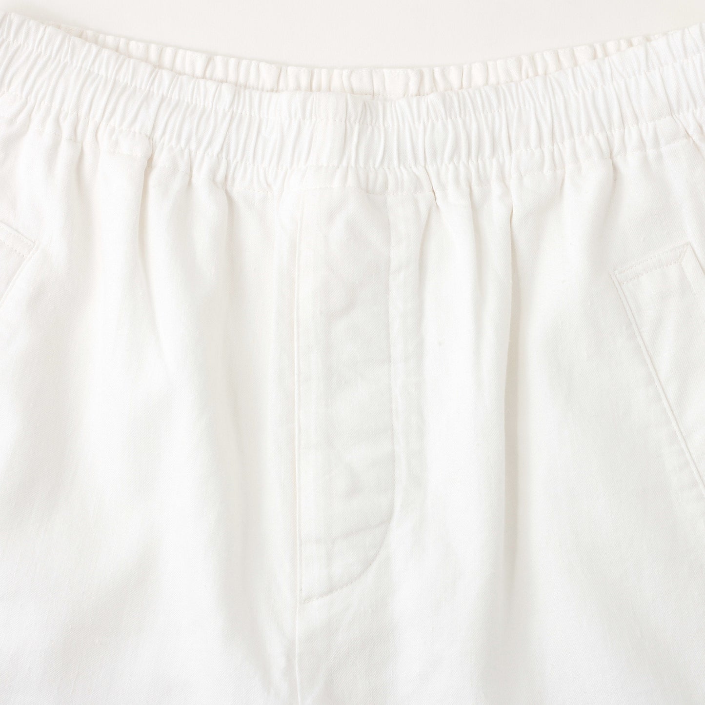 LINEN COTTON TWILL TROUSERS