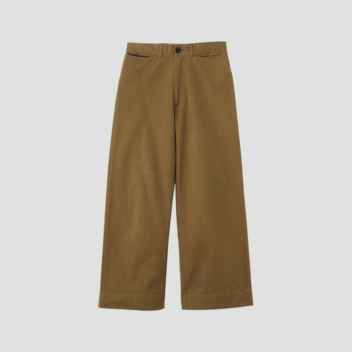 WASHED COTTON DRILL TROUSERS