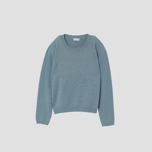 WOOL COTTON TWIST KNIT