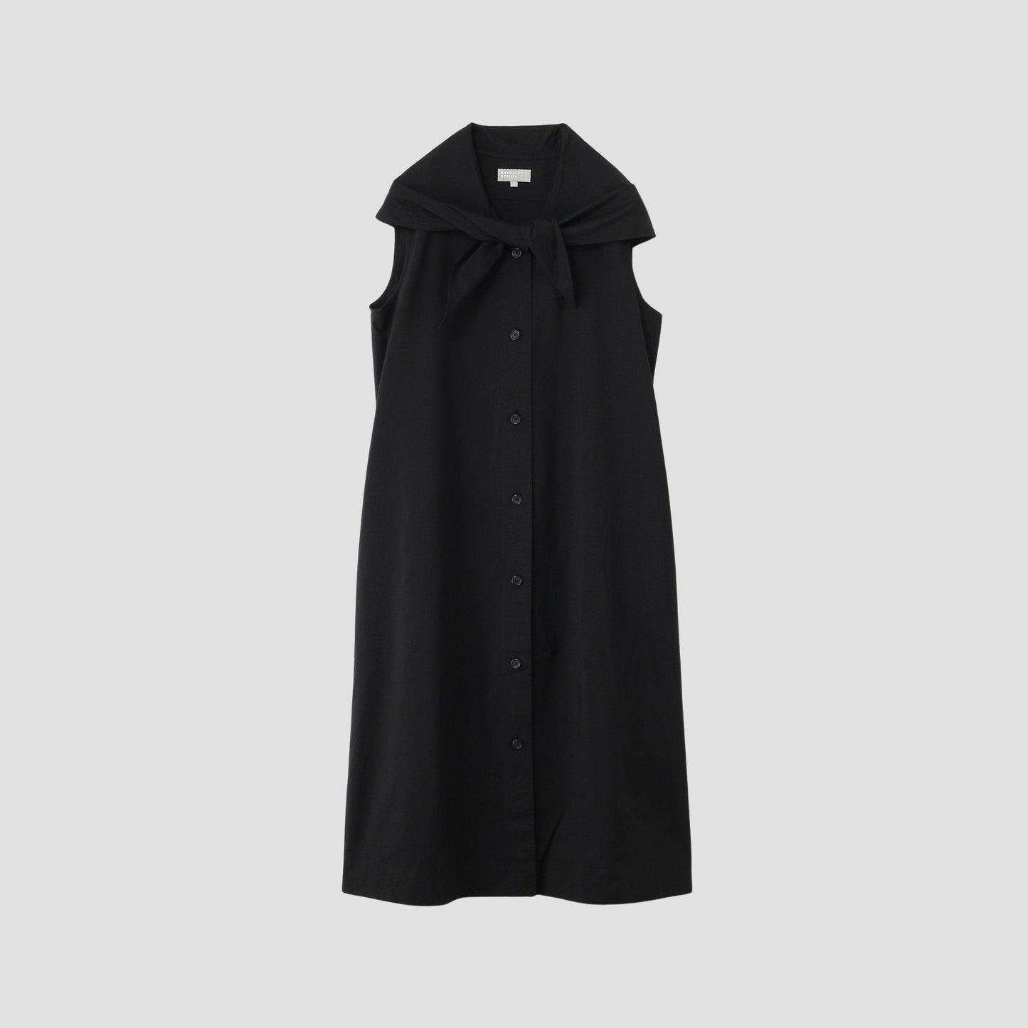 COTTON SILK POPLIN DRESS