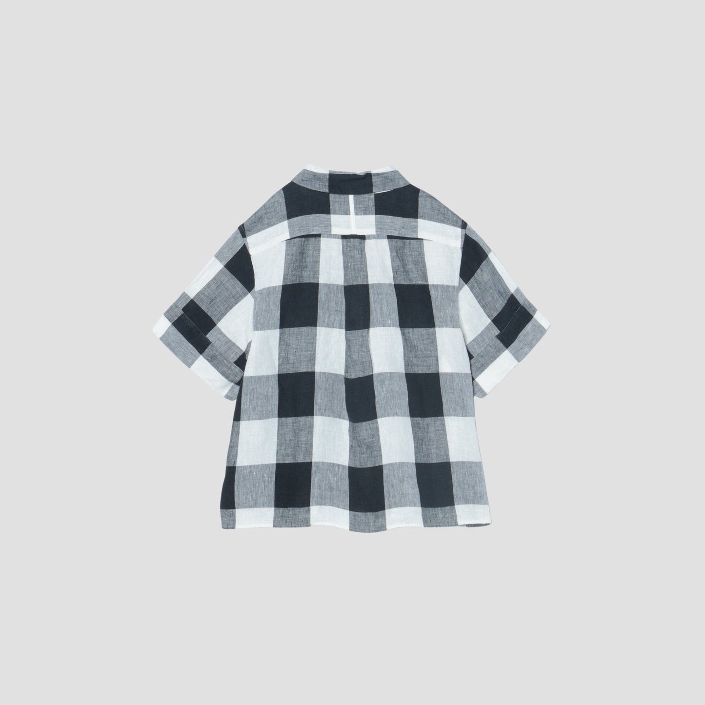 LARGE CHECK LINEN SHIRT