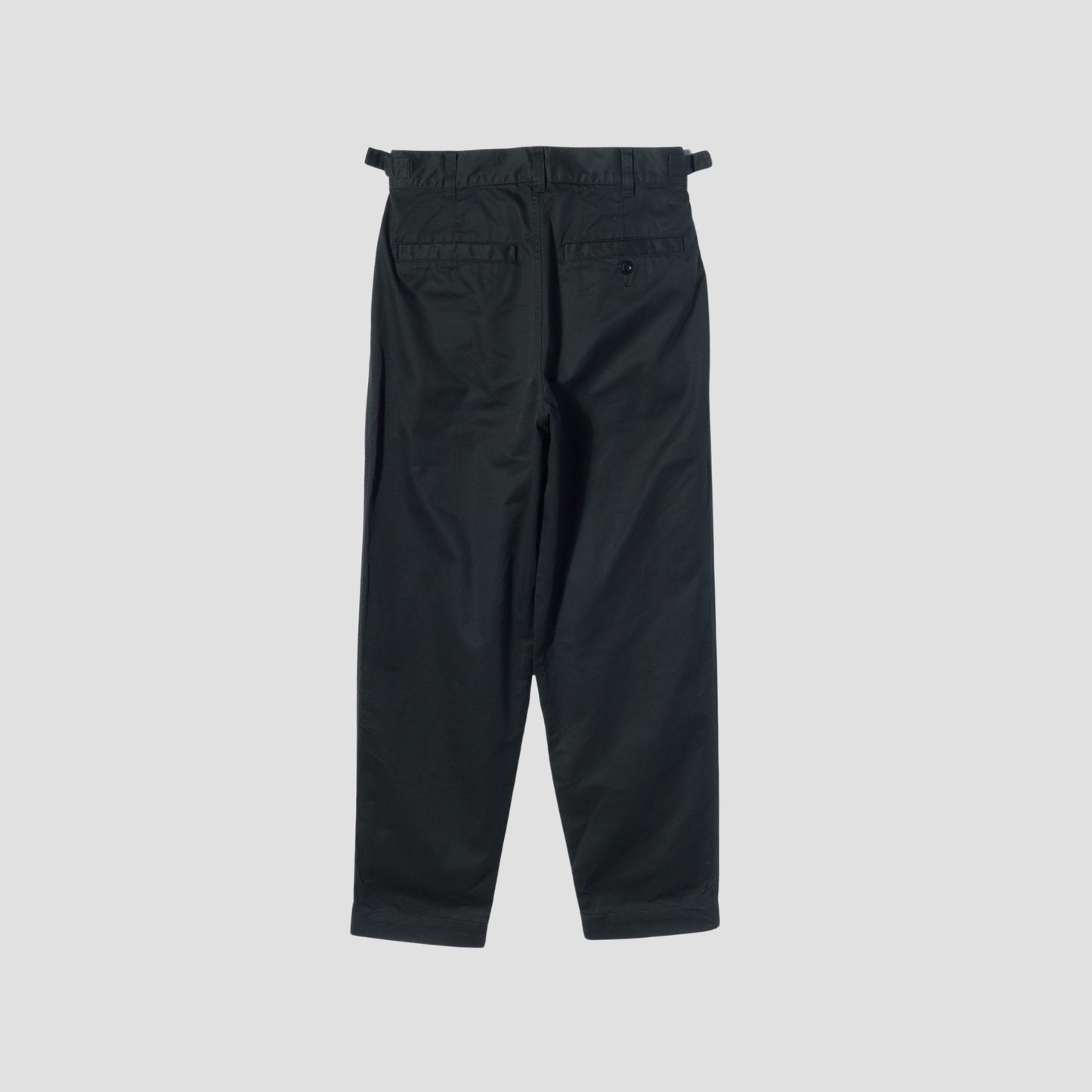 WASHED CHINO COTTON TROUSERS