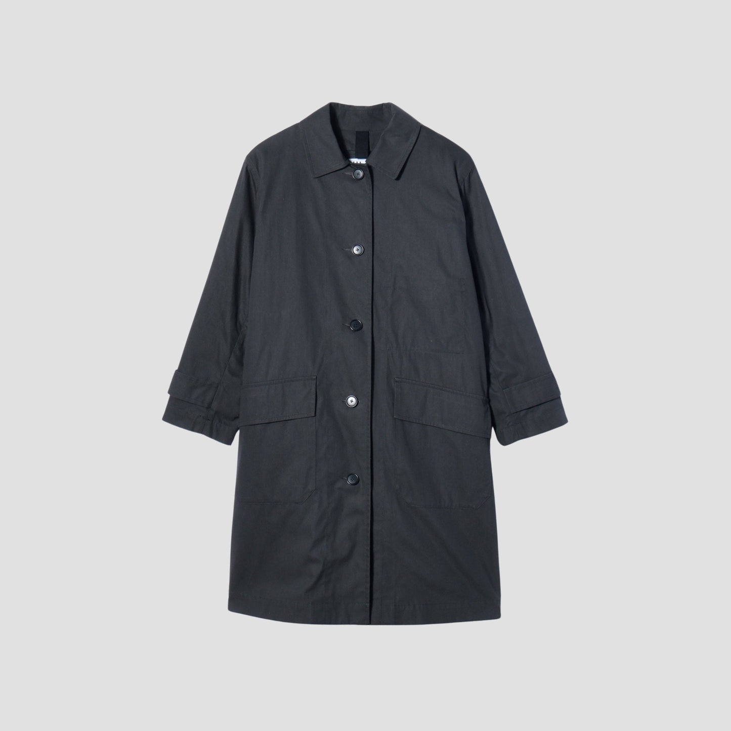 PROOFED COTTON NYLON TWILL COAT