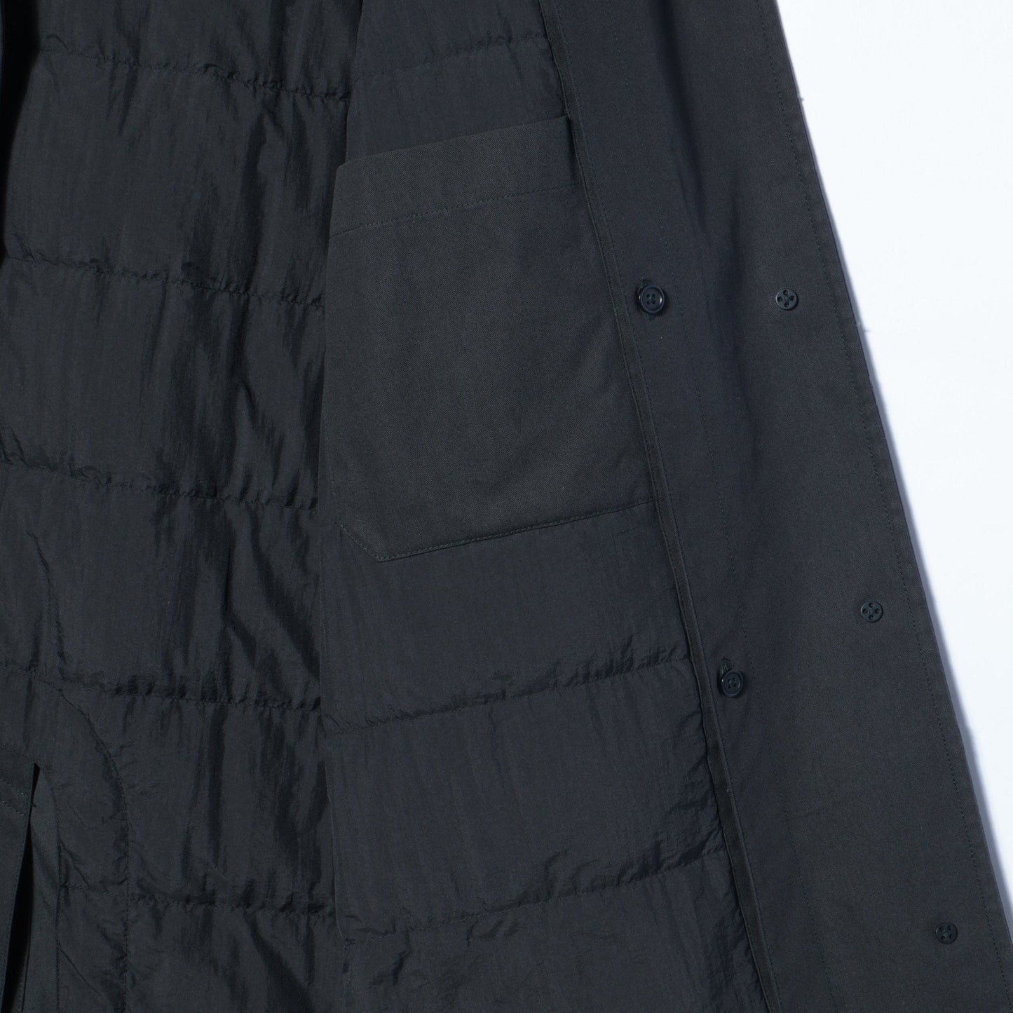 PROOFED COTTON NYLON TWILL COAT