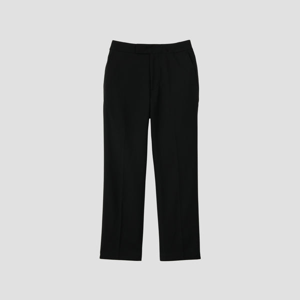 FINE WOOL POPLIN TROUSERS