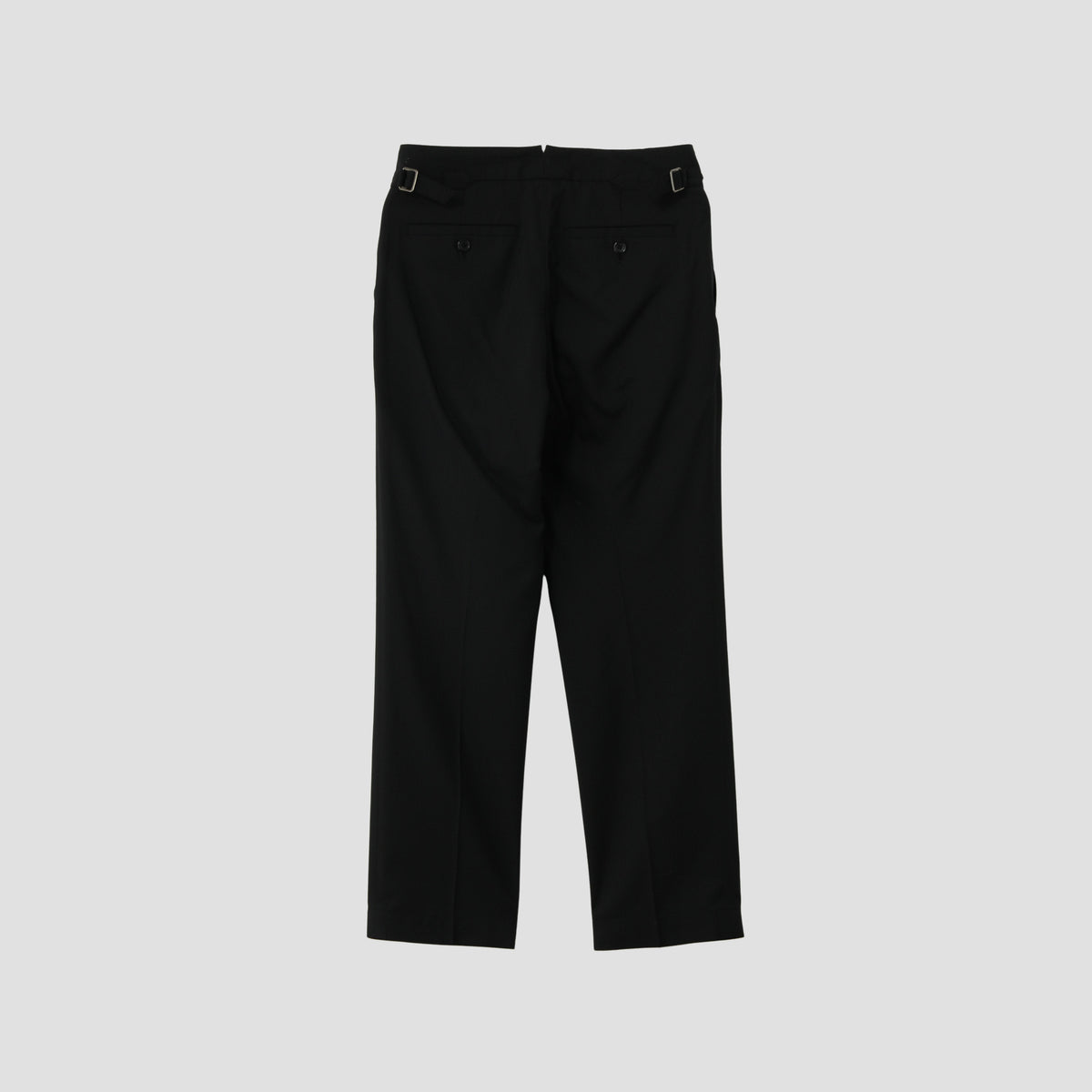 FINE WOOL POPLIN TROUSERS