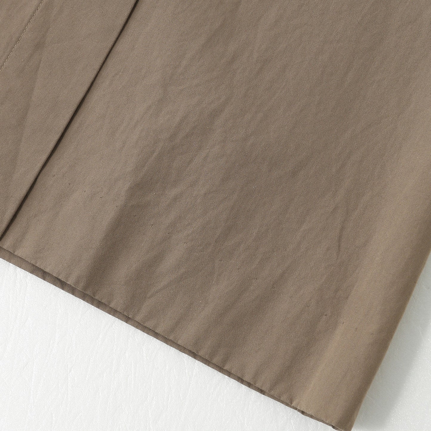 YARN DYED CRISP COTTON TROUSERS