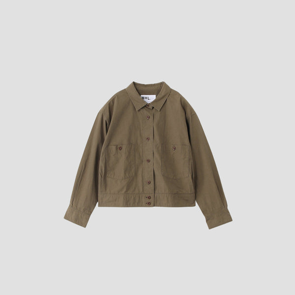 SHEET COTTON LINEN BLOUSON