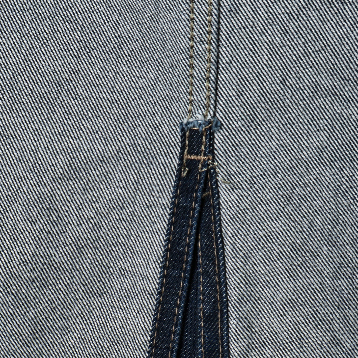 AUTHENTIC BLUE DENIM SKIRT